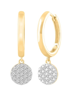Obrázek produktu ETHISHER DIAMANTEN Náušnice 'Ohrringe aus 375 Gelbgold mit Lab Grown Diamant' zlatá