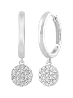 Obrázek produktu ETHISHER DIAMANTEN Náušnice 'Ohrringe aus 375 Weißgold mit Lab Grown Diamant' stříbrná