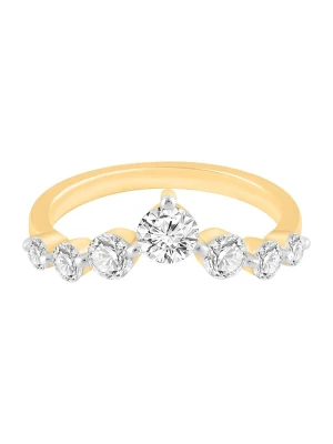 Obrázek produktu ETHISHER DIAMANTEN Prsten 'Ring aus 375 Gelbgold mit Lab Grown Diamant' zlatá