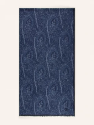 Obrázek produktu Etro Šála modrá / tmavě modrá / tmavě modrá