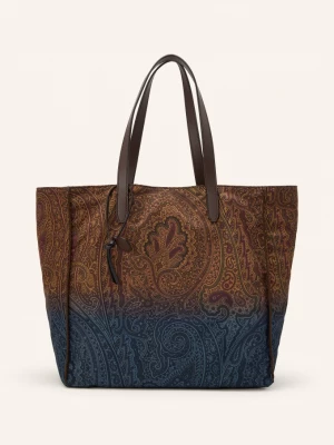Obrázek produktu Etro Shopper tmavě hnědá / tmavě červená / modrá