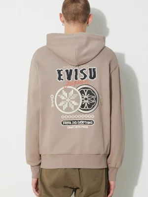 Obrázek produktu Evisu Bavlněná mikina Evisu Double Kamon EMB béžová