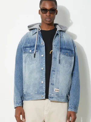Obrázek produktu Evisu Džínová bunda Evisu Seagull & Evisu Embossed modrá