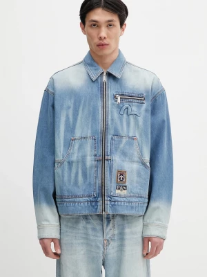 Obrázek produktu Evisu Džínová bunda Evisu Worker Denim w Emboss Kamon modrá
