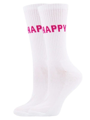 Obrázek produktu EWERS Ponožky 'Be Happy' světle růžová / bílá
