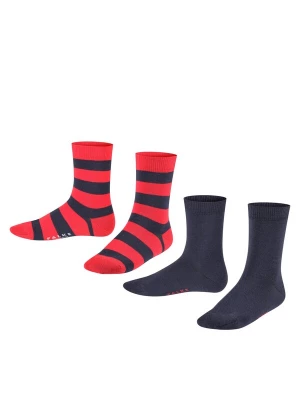 Obrázek produktu FALKE Ponožky 'Happy Stripe 2-Pack' námořnická modř