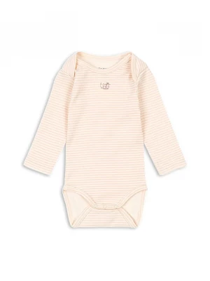 Obrázek produktu Fanga Fontana Bavlněné kojenecké body Fanga Fontana FIO STRIPE LS BODY OCS béžová