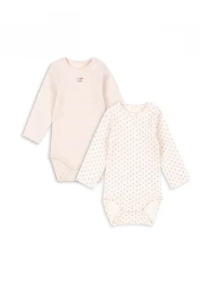 Obrázek produktu Fanga Fontana Kojenecké body Fanga Fontana BELLO 2 PACK LS BODY OCS růžová