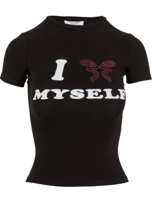 Obrázek produktu Felicious Tričko 'Love Yourself' magenta / černá / bílá