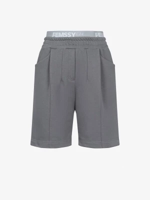 Obrázek produktu FEMSSY Kalhoty 'CREASE SWEATHORTS GREY' šedá