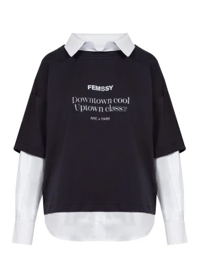 Obrázek produktu FEMSSY Tričko 'FUSE SHIRT GRAPHITE' grafitová