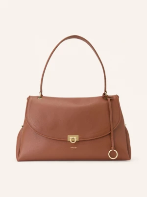 Obrázek produktu Ferragamo Kabelka Přes Rameno Sofia Large hnědá / zlatá