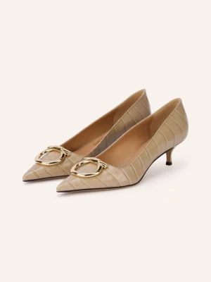 Obrázek produktu Ferragamo Lodičky Lara béžová / zlatá