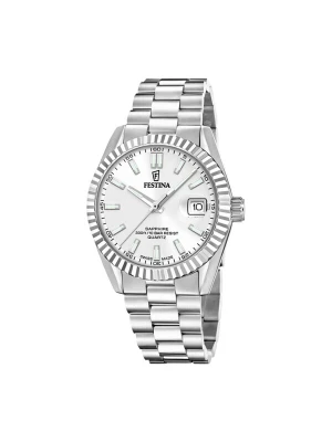 Obrázek produktu FESTINA Analogové hodinky 'Date watch Classic Steel Swiss Made' stříbrná