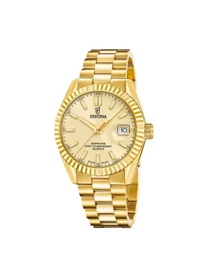Obrázek produktu FESTINA Analogové hodinky 'Date watch Classics Swiss Made' zlatá