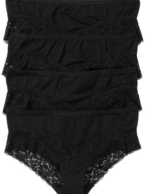 Obrázek produktu Figi panty z koronką (4 pary) BonPrix czarny