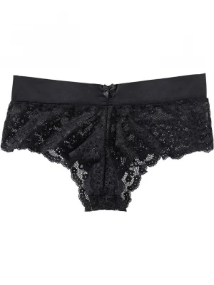 Obrázek produktu Figi panty z subtelnej koronki BonPrix czarny