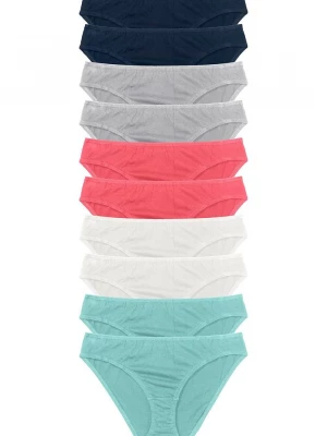 Obrázek produktu Figi z miękkiej bawełny (10 par) BonPrix niebieski