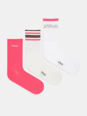 Obrázek produktu Fila ponožky dámské s bavlnou 3-pack růžová