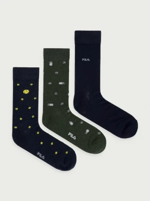 Obrázek produktu Fila ponožky pánské bavlněné 3-pack námořnická modř