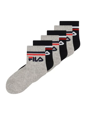 Obrázek produktu FILA Ponožky šedý melír / červená / černá / bílá