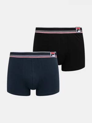 Obrázek produktu Fila přiléhavé boxerky pánské bavlněné elastanem 2-pack černá