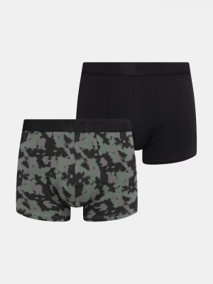 Obrázek produktu Fila přiléhavé boxerky pánské bavlněné s elastanem 2-pack černá