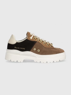 Obrázek produktu Filling Pieces Semišové tenisky Court Serrated Topaz hnědá