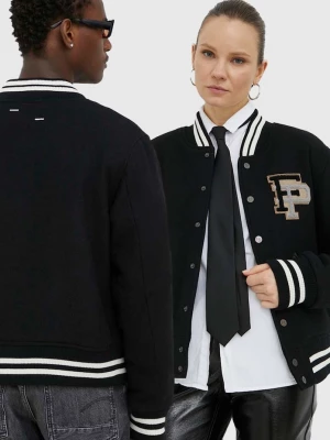 Obrázek produktu Filling Pieces Vlněná bomber bunda Filling Pieces Varsity Jacket černá