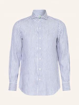 Obrázek produktu Finamore 1925 Košile Tokyo Sergio Slim Fit S Lnem tmavě modrá / bílá