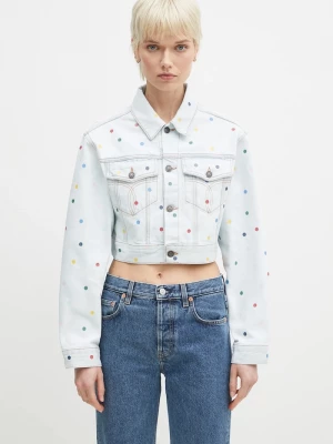 Obrázek produktu Fiorucci Bavlněná džínová bunda Fiorucci Confetti Dot Cropped Denim modrá