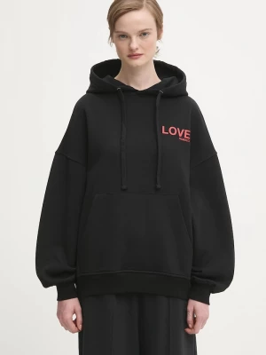 Obrázek produktu Fiorucci Bavlněná mikina Fiorucci Kissing Angels Love Print Relaxed černá