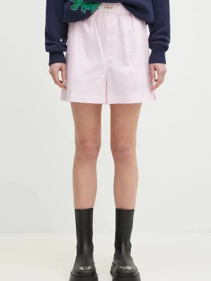 Obrázek produktu Fiorucci Bavlněné šortky Fiorucci Gingham Logo růžová