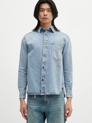 Obrázek produktu Fiorucci Džínová košile Fiorucci Open Back Embroidered Denim modrá