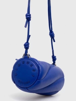 Obrázek produktu Fiorucci Kožená kabelka Fiorucci Electric Blue Leather Mini Mella Bag