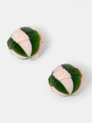 Obrázek produktu Fiorucci Náušnice Fiorucci Striped Mini Lollipop zelená