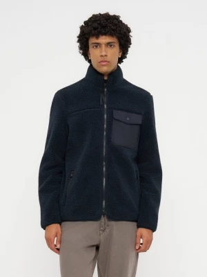 Obrázek produktu Fleecová bunda Barbour melírovaná tmavě modrá