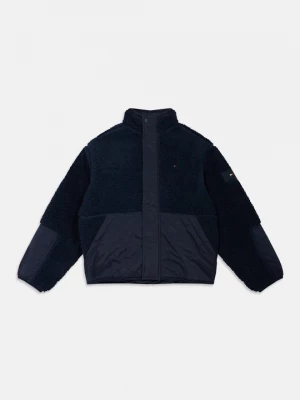 Obrázek produktu Fleecová bunda Tommy Hilfiger tmavě modrá