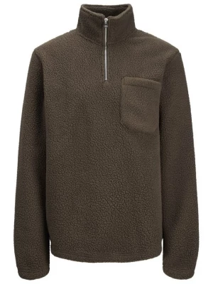 Obrázek produktu Fleecová mikina Jack&Jones tmavě hnědá