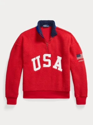 Obrázek produktu Fleecová mikina Polo Ralph Lauren červená