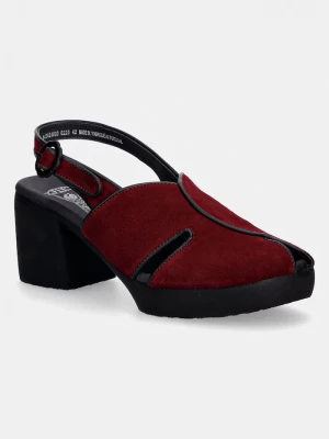 Obrázek produktu Fly London sandály na vysokém podpatku semišové FORY424FLY