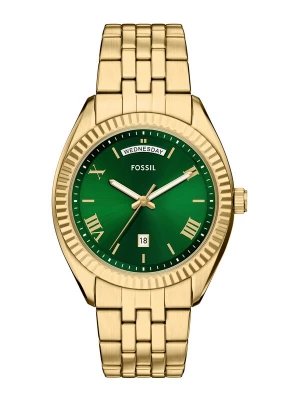 Obrázek produktu FOSSIL Analogové hodinky 'Campbell' zlatá / smaragdová