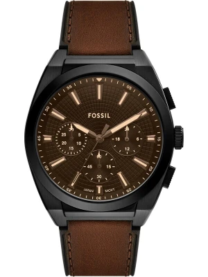 Obrázek produktu FOSSIL Analogové hodinky 'Everett' hnědá / černá