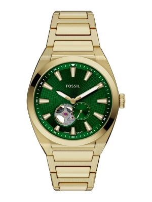 Obrázek produktu FOSSIL Analogové hodinky 'EVERETT' zlatá / tmavě zelená / bílá