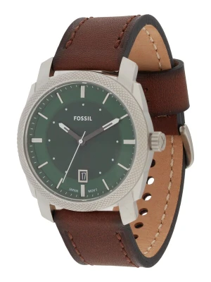 Obrázek produktu FOSSIL Analogové hodinky 'Machine' hnědá / smaragdová / tmavě zelená / stříbrná