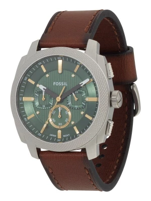 Obrázek produktu FOSSIL Analogové hodinky 'Machine' hnědá / zelená / stříbrná