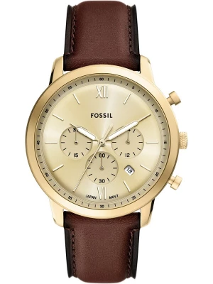 Obrázek produktu FOSSIL Analogové hodinky 'Neutra' tmavě hnědá / zlatá