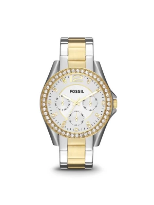 Obrázek produktu FOSSIL Analogové hodinky 'Riley' zlatá / černá / stříbrná / bílá