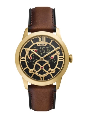 Obrázek produktu FOSSIL Analogové hodinky 'TOWNSMAN BIG TIC' hnědá / zlatá