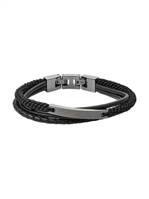 Obrázek produktu Fossil - Kožený náramek černá